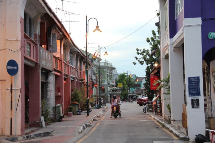 Armenian Street in the sunset glow