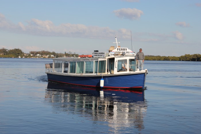 Our ferry - the Wallamba